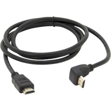 Кабель  HDMI M to HDMI M 1.5m V1.4 90° corner black Merlion (YT-HDMI(M)/(M)HS-1.5m-90°