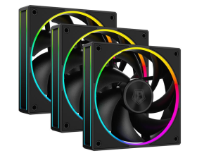 Вентилятор   ID-Cooling AF-127-ARGB-K Trio, 120x120x27мм, 4-pin PWM, Black