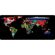 Килимок для мишки  Voltronic World map Flags (WMF373)