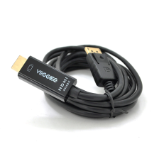Кабель  VEGGIEG DH-403 (V-Z605) Display Port (тато) на HDMI (папа) 3m, Black, Пакет