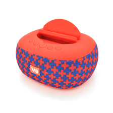 Колонка  DV08 Bluetooth 4.1 до 10m, 2х5W, 4Ω, 1200mAh, ≥90dB, TF card/USB, DC 5V, Red-blue