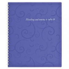 Блокнот  Buromax spiral side, В5, 80sheets, Barocco, square, violet (BM.2419-607)