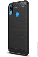 Чохол-накладка для телефону Laudtec для Huawei Y7 2019 Carbon Fiber (Black) (LT-HY72019B)
