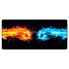 Килимок  300*700 тканинний Hands of fire з боковою прошивкою, товщина 2 мм, Black, Пакет