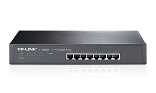 Комутатор TP-Link TL-SG1008 (8х10/100/1000 Мбіт, метал)
