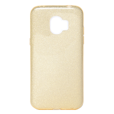 Накладка Shine 3в1 (PC+TPU) Samsung J4 (2018) J400 gold (тех.пак) J400F