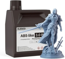 Фотополімерна смола  Elegoo ABS-like 3.0 Pro 2kg Grey (50.103.0231)