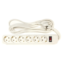 Мережевий фільтр PowerPlant 3 м, 6 розеток, евростандарт (JY-1057/3) (PPSA10M30S6)