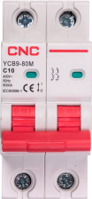 Модульний автоматичний вимикач  CNC Electric YCB9-80M 2P C10 6ka (NV821488)