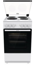 Плита електрична Gorenje GE5A21WH електрична , 68л, 50x60см, гриль, білий GE5A21WH