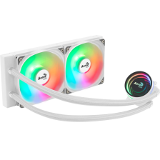 Система рідинного охолодження AeroCool Oasis L240 White (ACLA-OA24117.21)