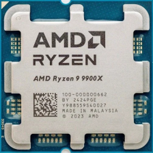 Процесор  AMD Ryzen 9 9900X (12C/24T, 4.4-5.6GHz,76MB,120W,AM5) Tray (100-000000662)