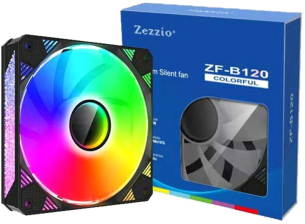 Вентилятор  Zezzio ZF-B120 colorful black