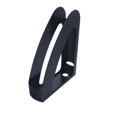 Лоток для паперів  Арника вертикальний ВЕСЕЛКА,передня стінка, чорний (80531)