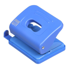 Діркопробивач Buromax пластиковий, до 20 аркушів, 120 х 82 х 53 мм, синий (BM.4017-02)