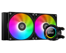 Система рідинного охолодження ID-Cooling Space LCD SL240 XE, Intel: 2066/2011/1700/1200/1151/1150/1155