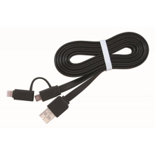 Кабель USB Cablexpert USB 2.0 BM-папа/Lightning/Micro USB, 1.0 м CC-USB2-AMLM2-1M