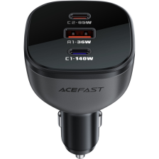 Автомобільний зарядний пристрій 3xUSB 165W (2xUSB-C + USB-A) B14 Acefast
