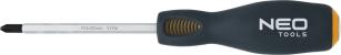 Викрутка хрестова NEO PZ2 x 100 мм, (1000 В) CrMo (04-063)