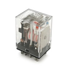 Реле CHINT JQX-13F(D)/2Z, АС220, контактна група 2CO+2NO