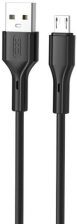 Кабель  XO NB230 Rock Series AM / MicroUSB 1m Black (NB230_M_Black)