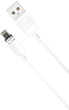 Кабель  XO lightning NB187 PVC Magnetic 2.1A 1 м White (NB187-L-1-WH)