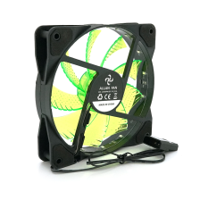 Кулер  12025 DC sleeve fan 4pin - 120 * 120 * 25мм, 12V, 1100об / хв, 15LED, Green
