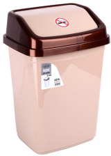 Контейнер для сміття  Violet House 10 л Cappuchino (0100 CAPPUCHINO з/кр. 10 л)
