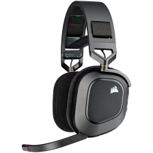 Гарнитура  Corsair HS80 RGB Wireless Headset, Carbon - EU, EAN:0840006625940