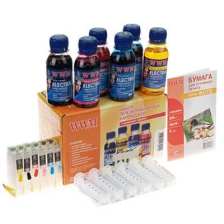 Комплект перезаправних картриджів WWM Epson R270/615/T50/59/TX700W/TX710W+ELECTRA (RC.T082U)