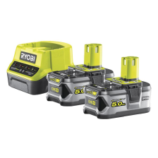 Набір акумулятор і зарядний пристрій  Ryobi Ryobi RC18120-250, 18В ONE+, 2х5Аг Lithium+ (5133003364)