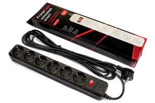 Фільтр мережевий FrimeCom (FC-B4006W 1.8 B) 6 розеток, 1.8 м