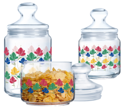 Банка  LUMINARC CLUB FLUURY /НАБІР/3х0.5, 0.75, 1 л (X1070)