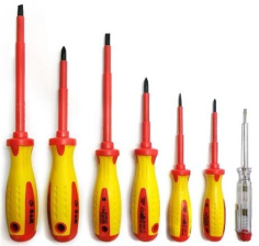 Набір діелектричних викруток S&R PH-SL-Тестер-ПРОФI, 1000V, 7шт (250681307)