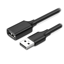 Кабель  UGREEN US103 USB 2.0 A Male to A Female Cable 3m Black (10317)