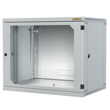 Шафа настінна  Conteg 9U 600x600 removable side panels RAL7035 (RUN-09-60/60)