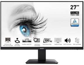 Монітор  MSI Pro MP273A (PRO MP273A)