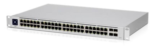 Комутатор Ubiquiti UniFi Switch USW-48-POE (16xGE, 32xGE PoE+, 4xSFP, PoE 240W max)