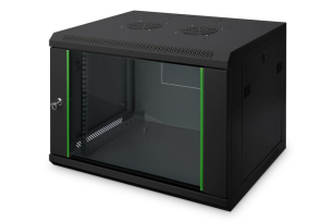 Шафа  DIGITUS Wall Mounting Dynamic Basic, 19" 12U 600x450, RAL 9005 DN-1912-U-EC-SW