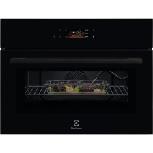  Духова шафа Electrolux електрична компактна, 44л, дисплей, конвекція, ф-ція мікрохвиль, чорний LVL8E