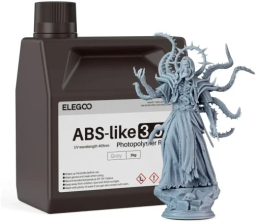 Фотополімерна смола  ELEGOO Resin, ABS-like 3.0 plus 2кг, grey (50.103.0216)