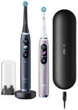 Електрична зубна щітка  Oral-B Series 9 DUO iOM9d.2J2.2AD Рожева+Чорна (2) (4210201411574)