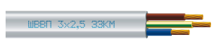Провід  ЗЗКМ ШВВП 3 х 2,5 (705864)