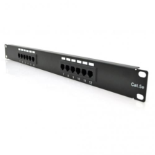 Патч-панель  19" 12хRJ-45 UTP 1U cat.5e Pipo (PP125191U)