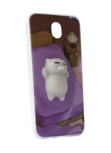 Накладка  Florence силіконова 3D+ для Samsung J3 (2017) J330 cat in bed J330F