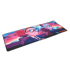 Килимок  300*800 тканинний Мульт Rick and Morty з боковою прошивкою, товщина 3 мм, колір Mix color, Пакет 