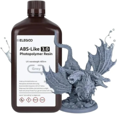 Фотополімерна смола  ELEGOO Resin, ABS-like 3.0 2кг, grey (50.103.0144)