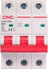 Модульний автоматичний вимикач  CNC Electric YCB9-80M 3P C63 6ka (NV821587)