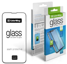 Захисне скло  9H FC glue ColorWay ZTE Blade A73 black