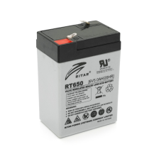 Акумулятор AGM RITAR RT650, Gray Case, 6V 5Ah (70х47х99 (107)) Q20